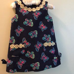 Lilly Pulitzer shift I’ve got butterflies navy